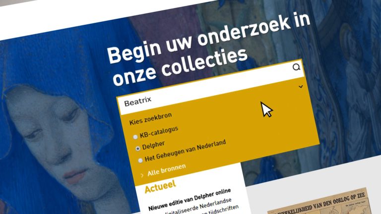 Website Koninklijke Bibliotheek