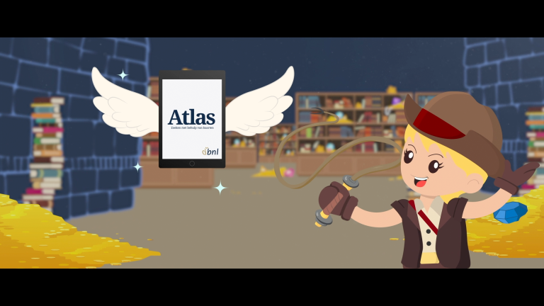 Promotie animatie voor de Digitale bibliotheek